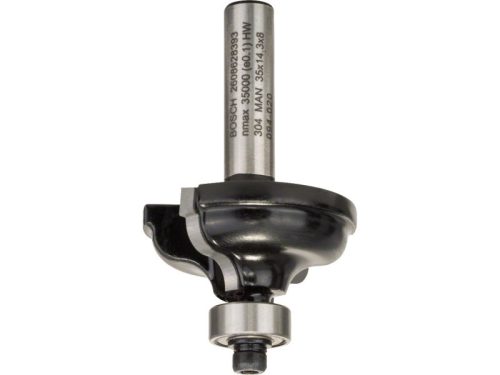 BOSCH Keményfém "A" profilmaró gyolyóscsapággyal 35,0 (r=4,8 mm) x 11 x 14,3 x 57 x 8 mm