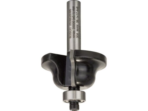 BOSCH Keményfém "B" profilmaró golyóscsapággyal 38,1 (r=6,3 mm) x 12,7 x 17 x 61 x 8 mm