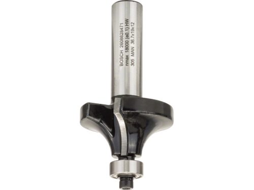 BOSCH Keményfém lekerekítő maró golyóscsapággyal 36,7 (r=12 mm) x 19 x 70 x 12 mm