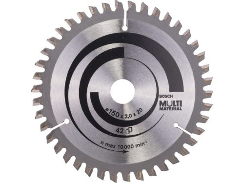 BOSCH Fűrésztárcsa univerzális 150 x 20/16 x 2,0 mm / 42T MultiMaterial HLTCG