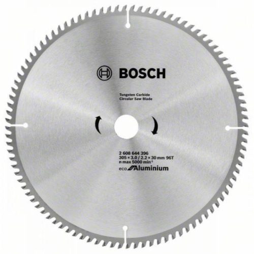 BOSCH Fűrésztárcsa alumíniumhoz 305 x 30 x 3,0 mm / 96T