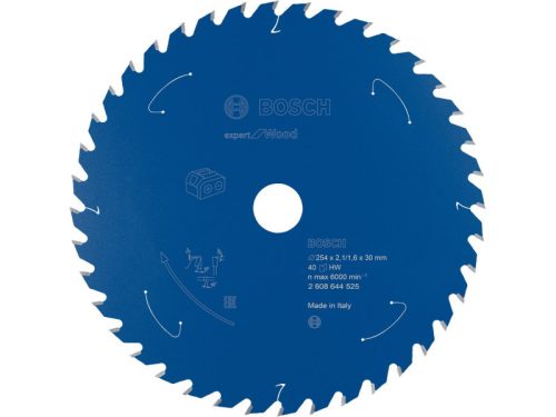 BOSCH Fűrésztárcsa fához 254 x 30 x 2,1 mm / 40T Expert for Wood