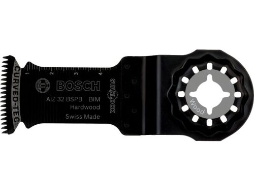 BOSCH Rezgőfűrészlap keményfához 50 x 32 mm AIZ 32 BSPB bimetál Curved-Tec Starlock (25 db)