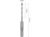 BOSCH EXPERT 7X Kőzetfúró 4 x 115/50 mm négyélű SDS-Plus