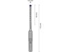 BOSCH EXPERT 7X Kőzetfúró 5,5 x 115/50 mm négyélű SDS-Plus