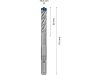 BOSCH EXPERT 7X Kőzetfúró 10 x 115/50 mm négyélű SDS-Plus