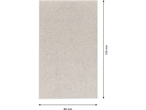 BOSCH EXPERT Tépőzáras csiszolóháló csiszolóhasábhoz 80 x 133 mm /P80 (10 db)