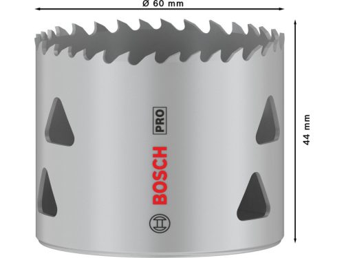 BOSCH PRO Körkivágó 60 mm (8% kobalttal) menetes Multi Material