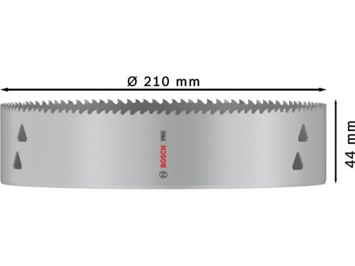BOSCH PRO Körkivágó 210 mm (8% kobalttal) menetes Multi Material