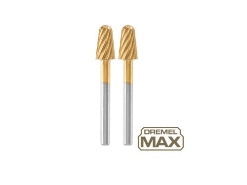 DREMEL MAX 117DM Marófej golyós orr alakú 6,4 mm TiN bevonattal (2 db)
