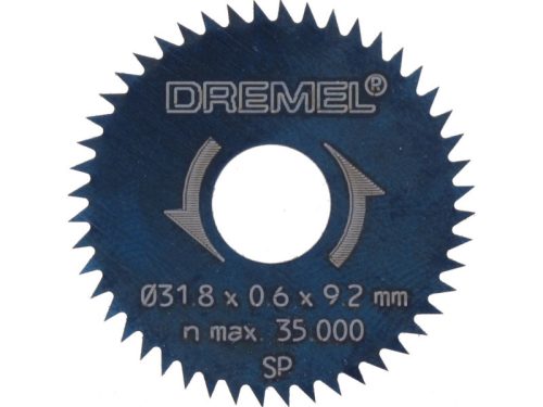 DREMEL Fűrésztárcsa fához 31,8 x 3,2 mm / 48T (2 db)