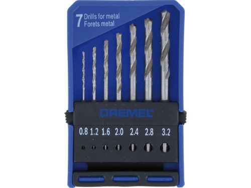 DREMEL Precíziós fúrószárkészlet 7 részes (0,8-1,2-1,6-2,0-2,4-2,8-3,2 mm)