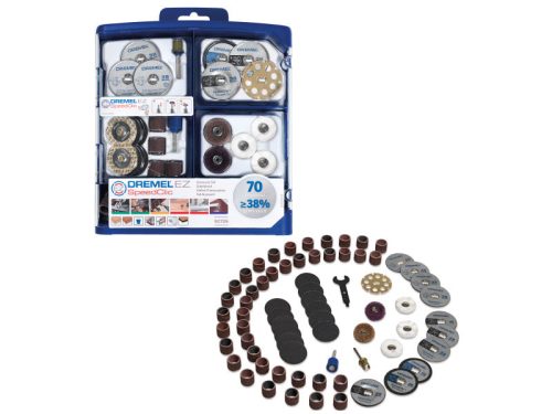 DREMEL EZ SpeedClic többfunkciós tartozékkészlet 70 részes