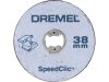 DREMEL EZ SpeedClic Kezdőkészlet (Befogótüske + 2 db 38 mm -es korong)