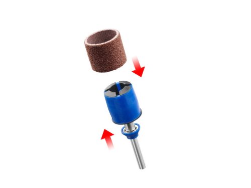 DREMEL EZ SpeedClic Csiszolótüske és 2 db 13 mm-es csiszolószalag (P60, P120)