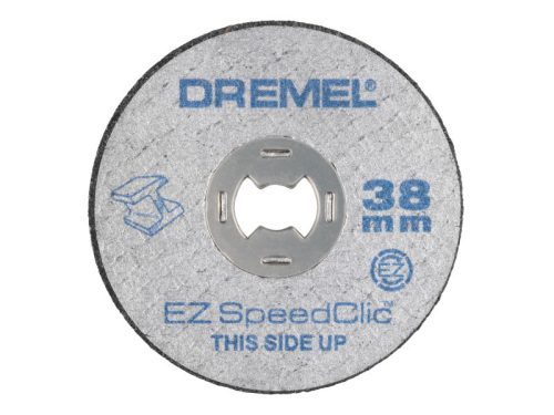 DREMEL EZ SpeedClic Vágókorong fémre 38 mm (12 db)