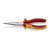 Fogó félkerek pofával 200mm PVC bevonat 1000V-ig VDE Knipex