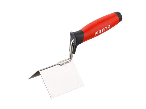 FESTA Kőműves kanál sarok külső inox 80/60/60 lágy fogantyús