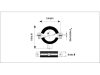 CELO EDR M8 x 80 + (2 db) FX10 + (2 db) RI O 35 mm gumis bilincs (2 db)