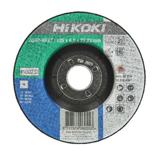 HiKOKI 4100232 csiszoló tárcsa 125/6,0/22,2