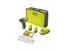 RYOBI Akkus fúrócsavarozó készlet R12DD-220SA31 (2 x 2,0 Ah akku + töltő)