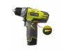 RYOBI Akkus fúrócsavarozó készlet R12DD-220SA31 (2 x 2,0 Ah akku + töltő)