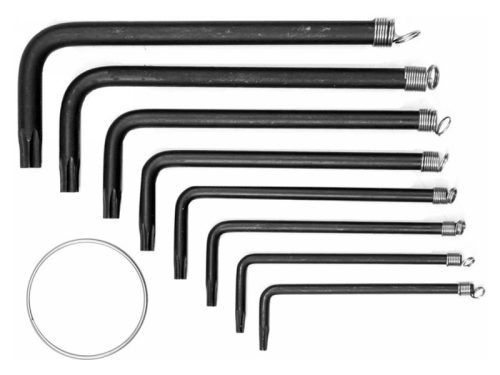 VOREL Imbuszkulcs készlet 8 részes T10-T40 Torx