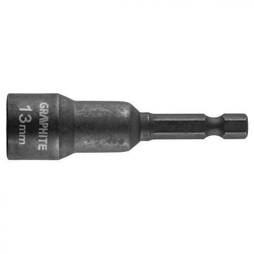 Csavarbehajtó ütvecsavarozókhoz, hatlapú, mágneses, 13mm