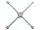VOREL Keresztkulcs 24 x 27 x 32 mm x 3/4"