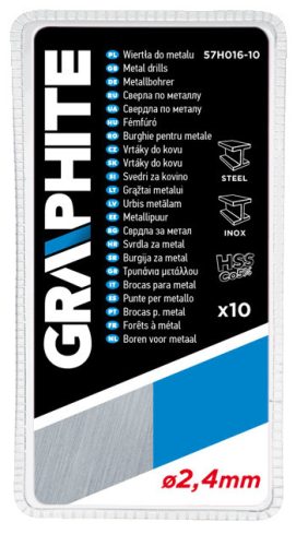 CSIGAFÚRÓ HSS-COBALT 2.4mm /10DB