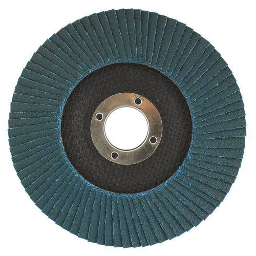 Csiszolókorong lamellás 125x22.2mm, K80, cirkónium, INOX