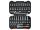 STHOR Dugókulcs készlet 56 részes 1/4" 4-13 mm CrV