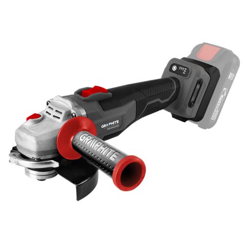 Akkus szénkefementes sarokcsiszoló, Energy+ , 18V, 125mm, 3 fordulatszám fokozattal, akku nélkül