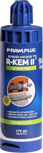 Rawl R-KEM II kétkomponensű poliészter ragasztó gyanta 175 ml