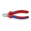 Oldalcsípőfogó 140mm PVC bevonat Knipex