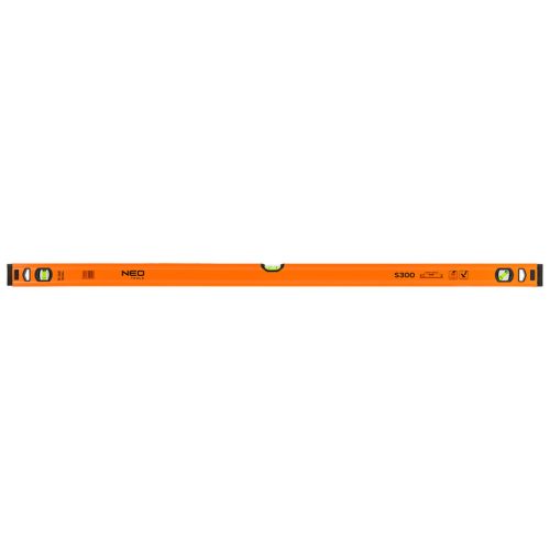 Alumínium vízmérték S 300, 3 libellás, 120 cm
