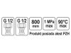 FALA Flexibilis bekötőcső 1/2" x 1/2" 800 mm belső-belső