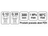 FALA Flexibilis bekötőcső 1/2" x 3/8" 300 mm belső-belső