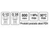 FALA Flexibilis bekötőcső 1/2" x 3/8" 800 mm belső-belső