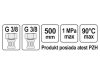 FALA Flexibilis bekötőcső 3/8" x 3/8" 500 mm belső-belső