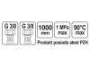 FALA Flexibilis bekötőcső 3/8" x 3/8" 1000 mm belső-belső