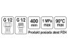 FALA Flexibilis bekötőcső 1/2" x 1/2" 400 mm belső-külső