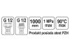 FALA Flexibilis bekötőcső 1/2" x 1/2" 1000 mm belső-külső