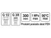 FALA Flexibilis bekötőcső 1/2" x 3/8" 300 mm belső-külső