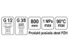 FALA Flexibilis bekötőcső 1/2" x 3/8" 800 mm belső-külső