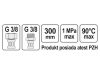 FALA Flexibilis bekötőcső 3/8" x 3/8" 300 mm belső-külső