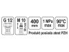 FALA Flexibilis bekötőcső 1/2" x M 10 400 mm belső-külső