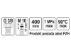 FALA Flexibilis bekötőcső 3/8" x M 10 400 mm belső-külső