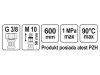 FALA Flexibilis bekötőcső 3/8" x M 10 600 mm belső-külső