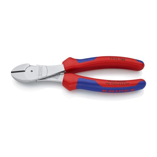 Erő-kímélő oldalcsípőfogó 180mm PVC bevonat Knipex